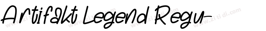 Artifakt Legend Regu字体转换